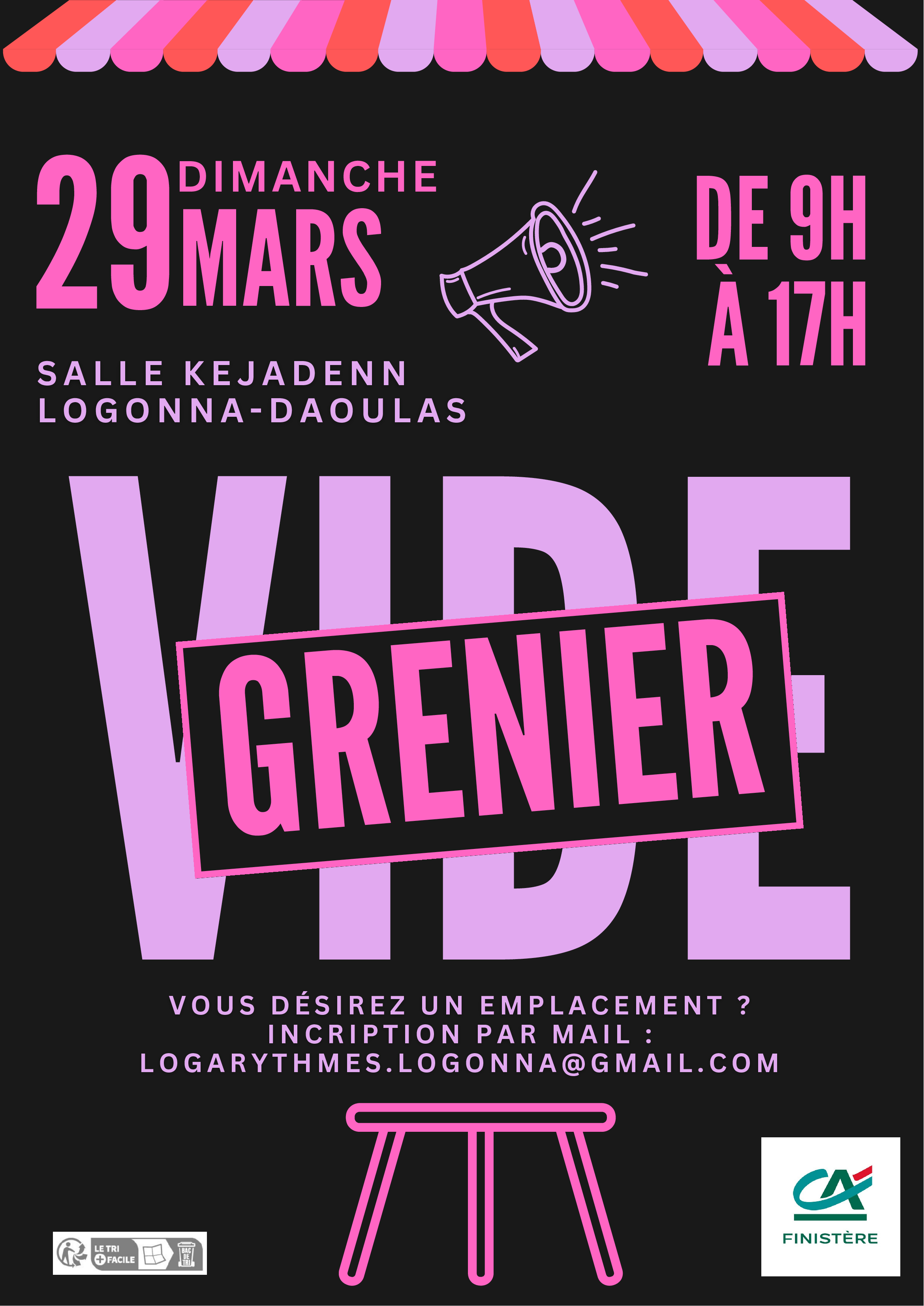 Affiche Vide Grenier 290326
