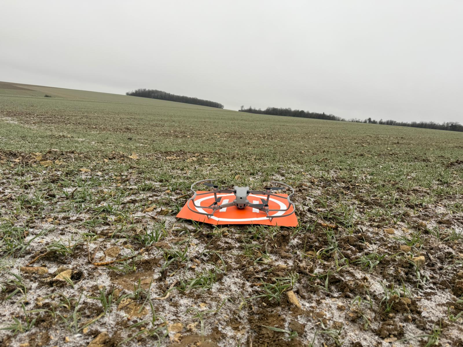 Photographie preparation decollage  grimaucourt pres sampigny grandestdrone