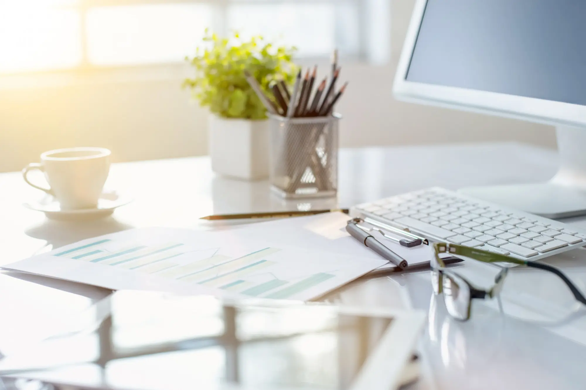 Abstract-office-desktop