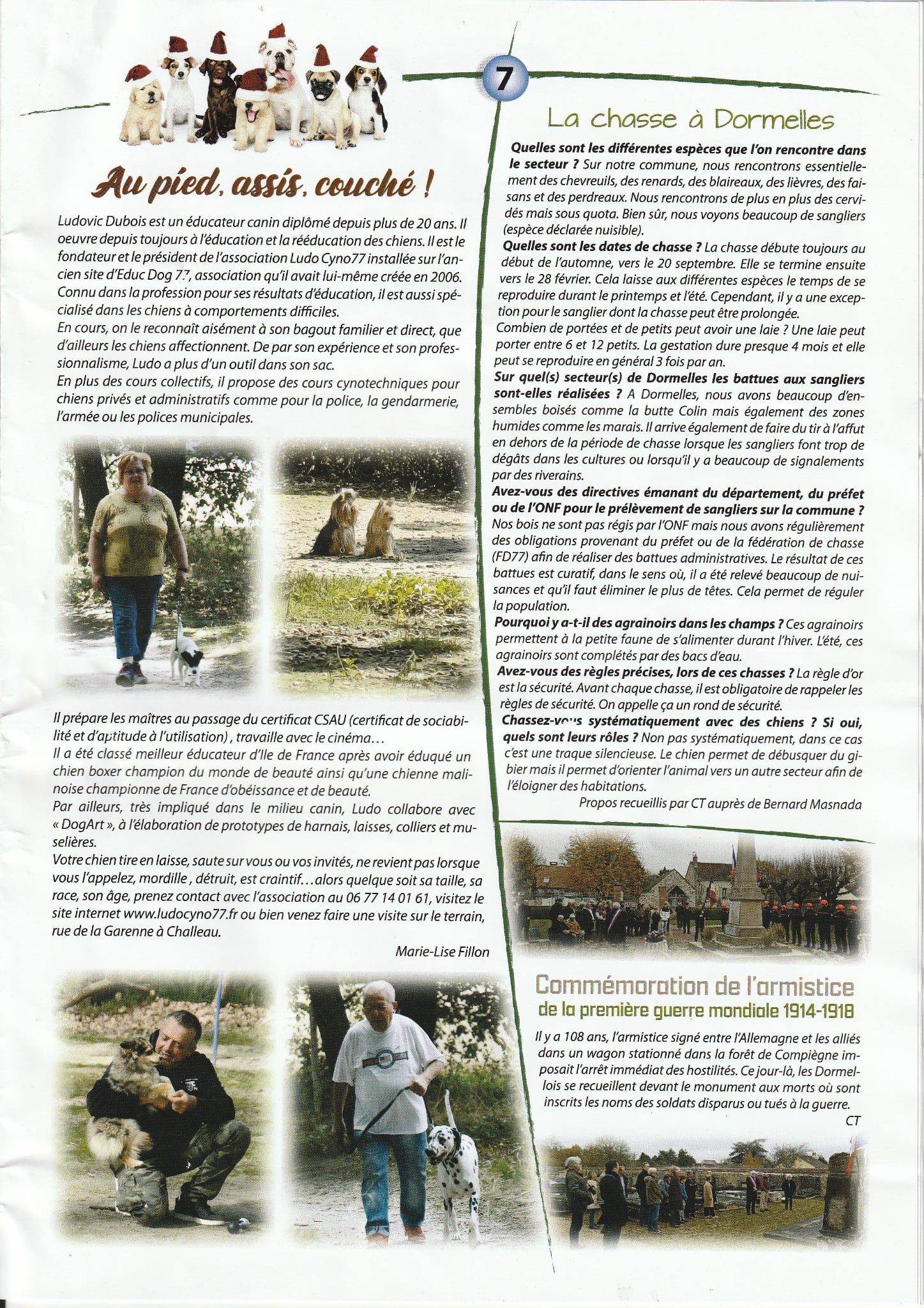 Article journal Ludo Cyno 77