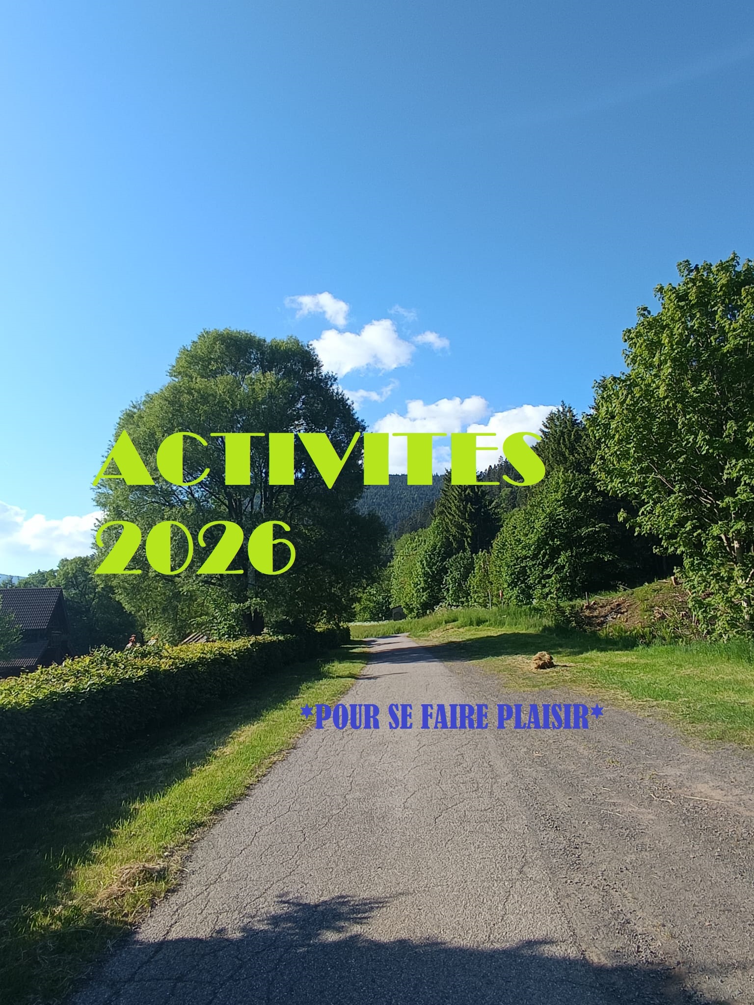 Meli-melo d'activités tout au long de l'année