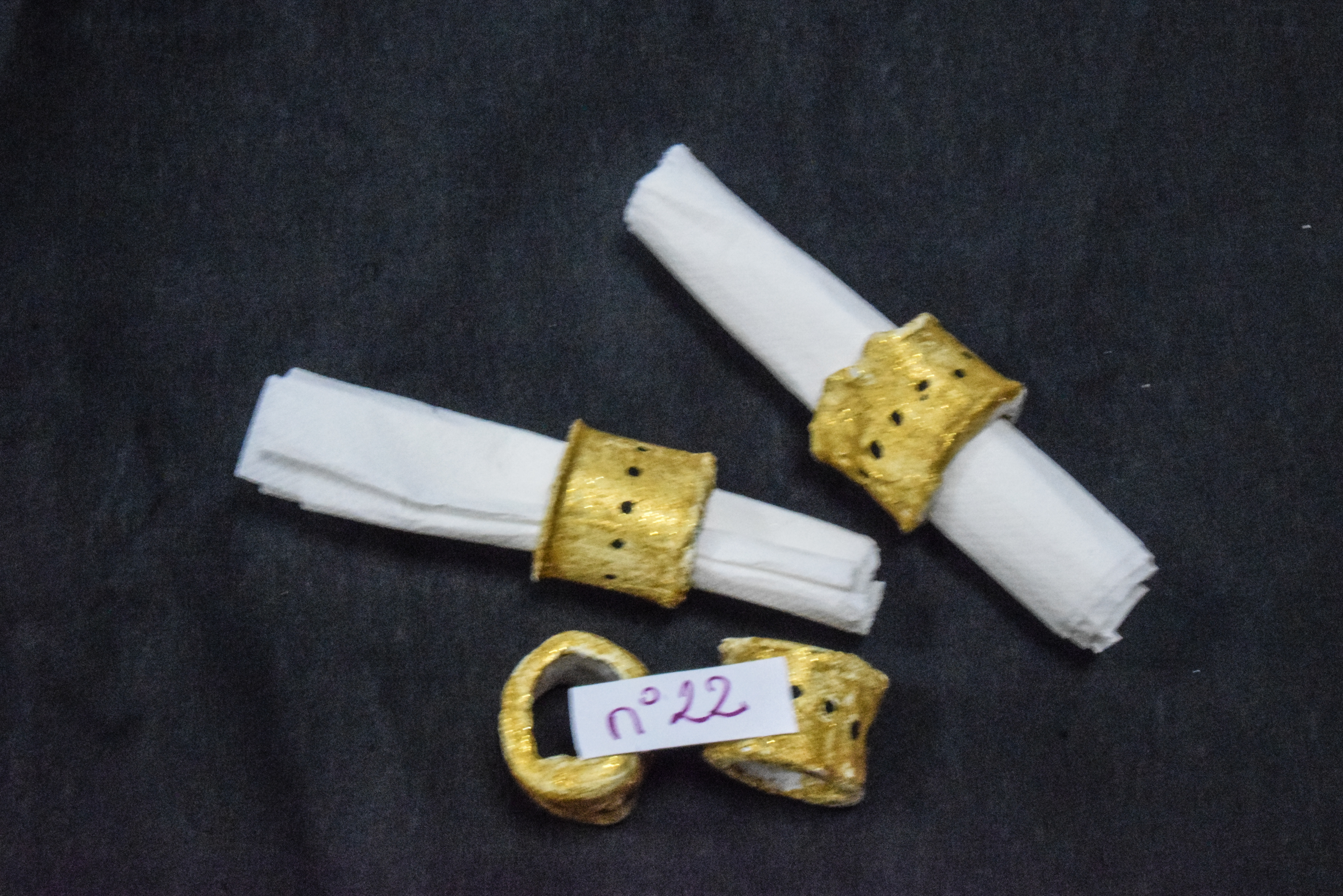 CPorte serviettes en Argile Autodurcissante | Déco Artisanale