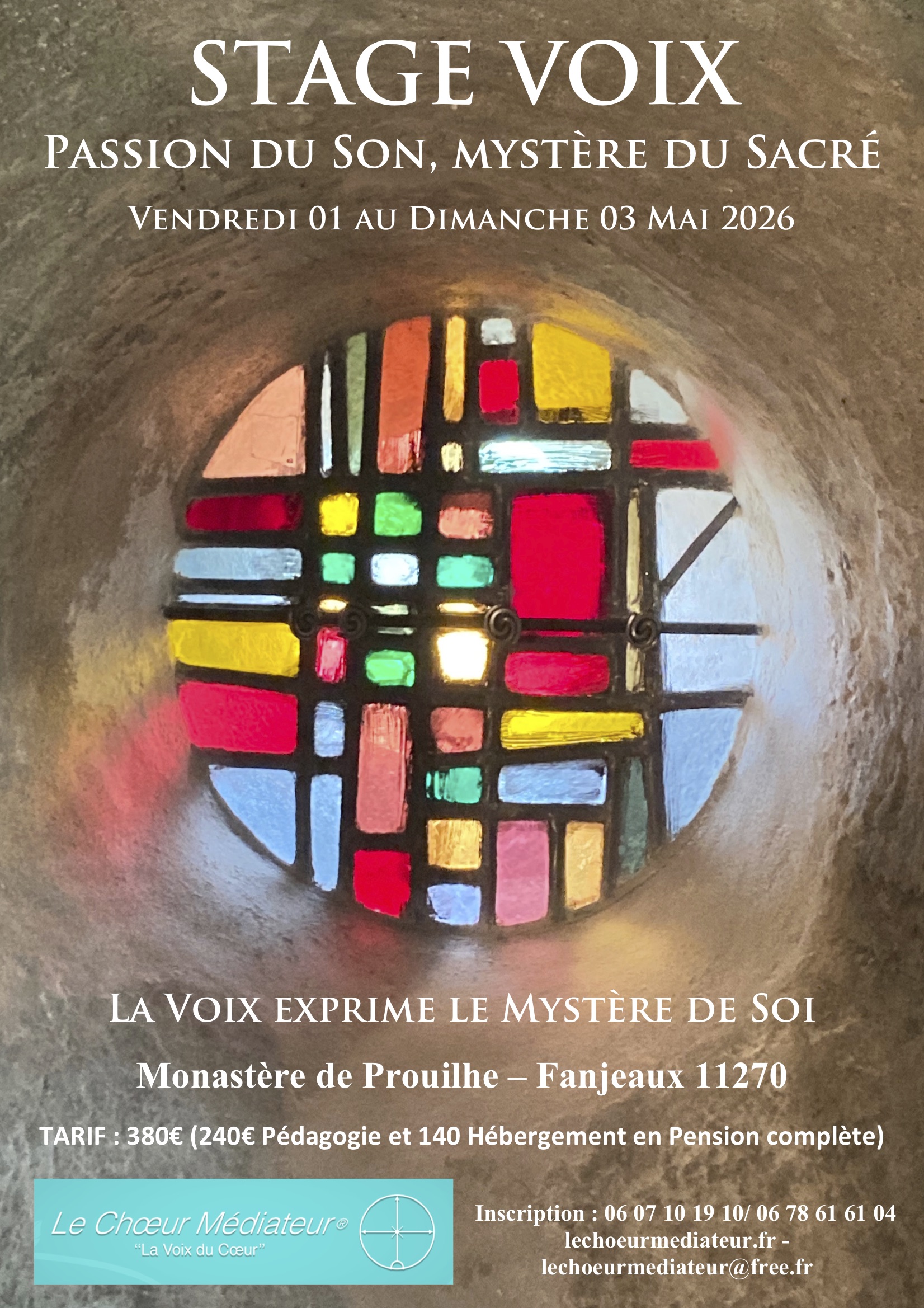 Stage passion du son myste re du sacre 2026