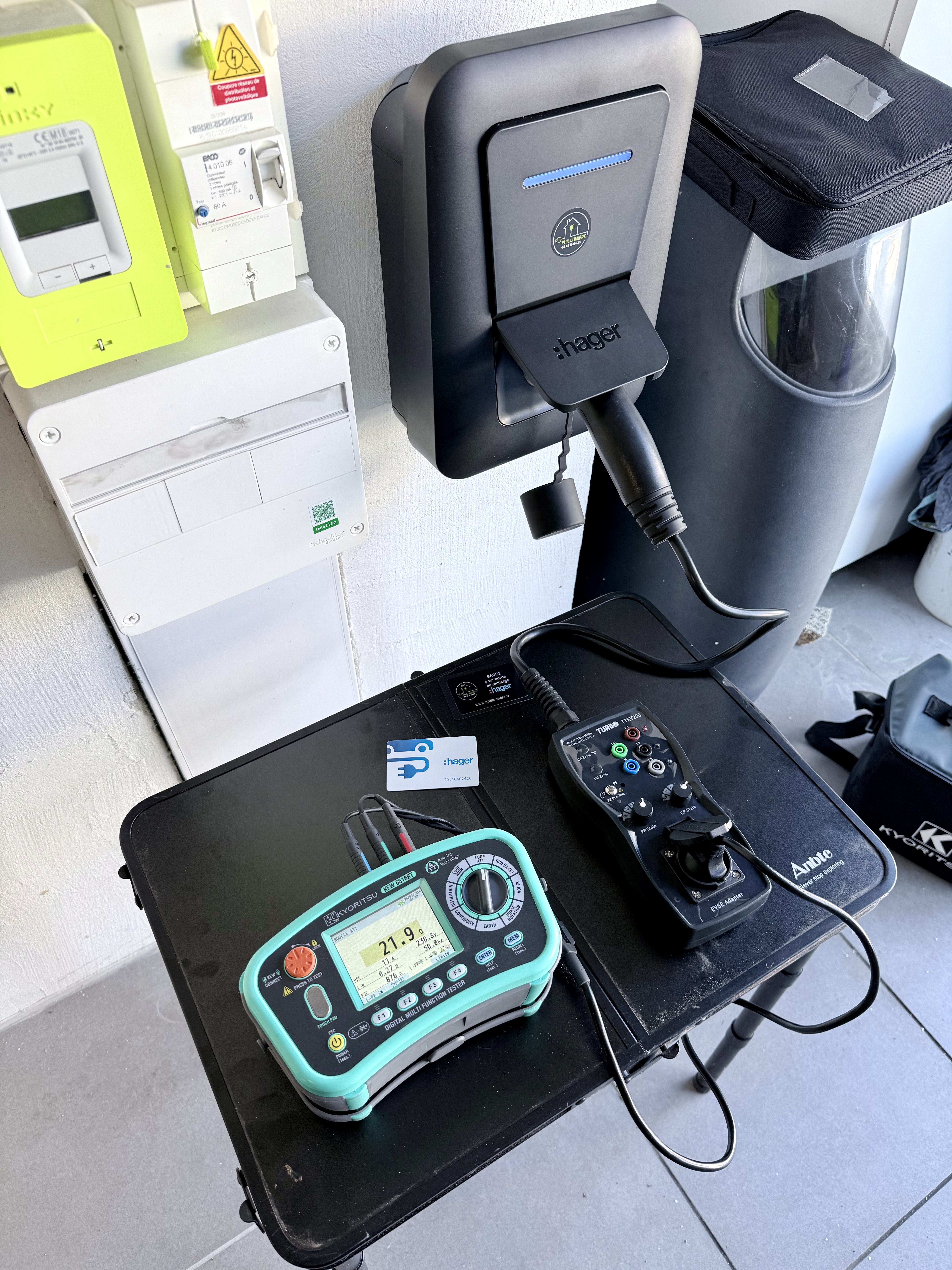 Installation borne de recharge morzine