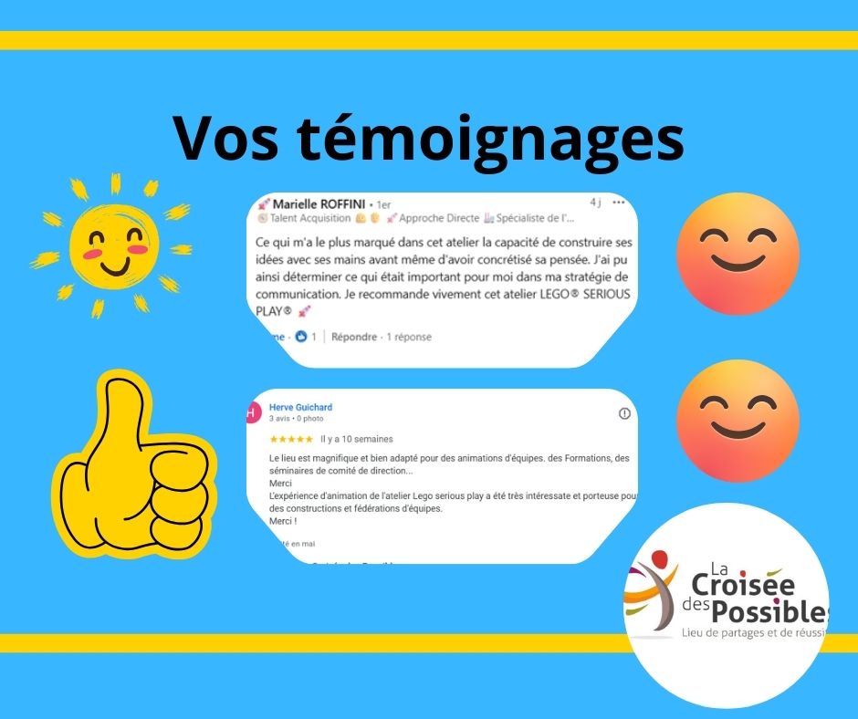 Ateliers Lego Serious Play : thèmes entrepreneuriaux