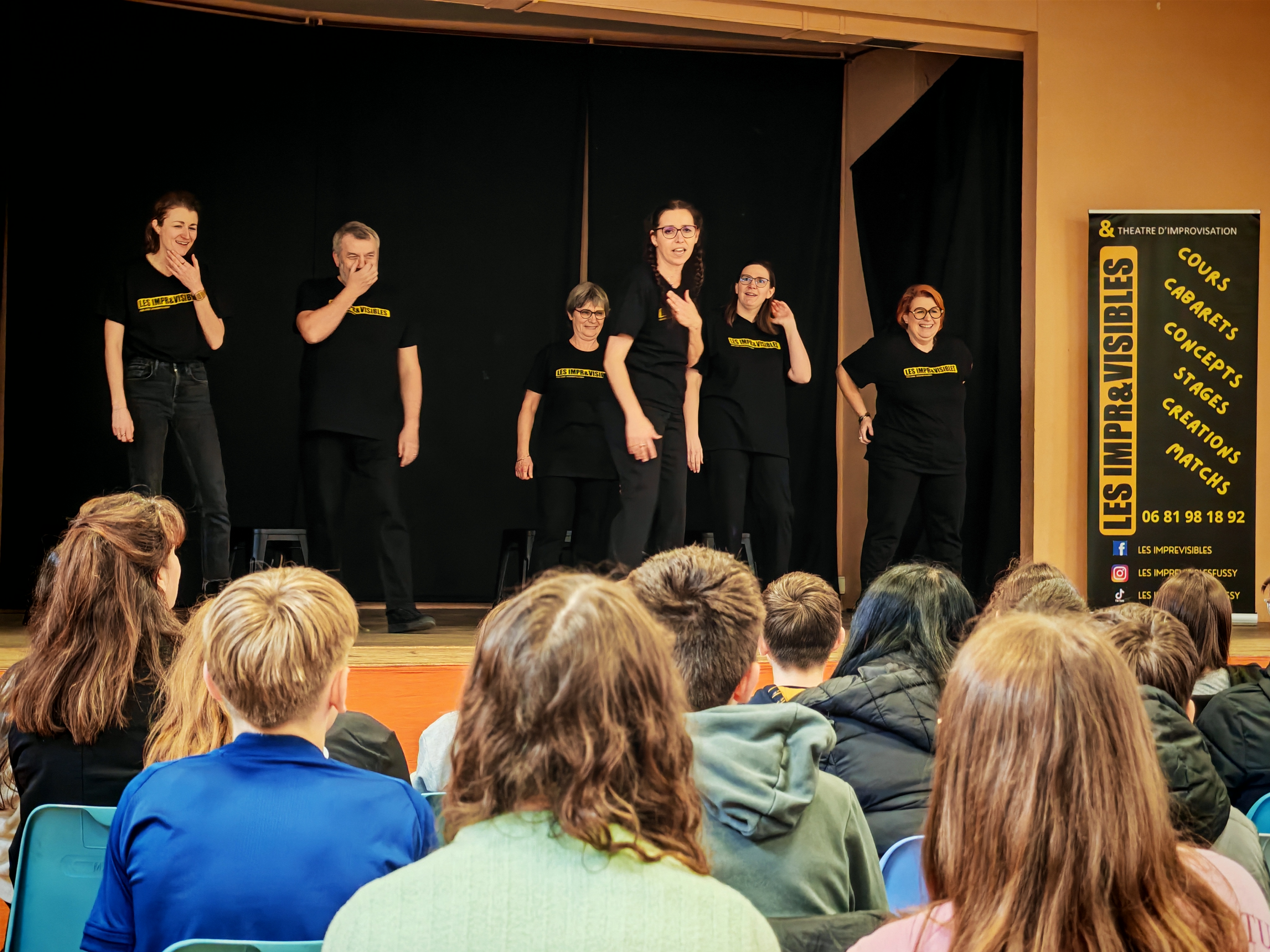 « 3, 2, 1... Impro ! » pour les élèves de 4ème du collège George Sand