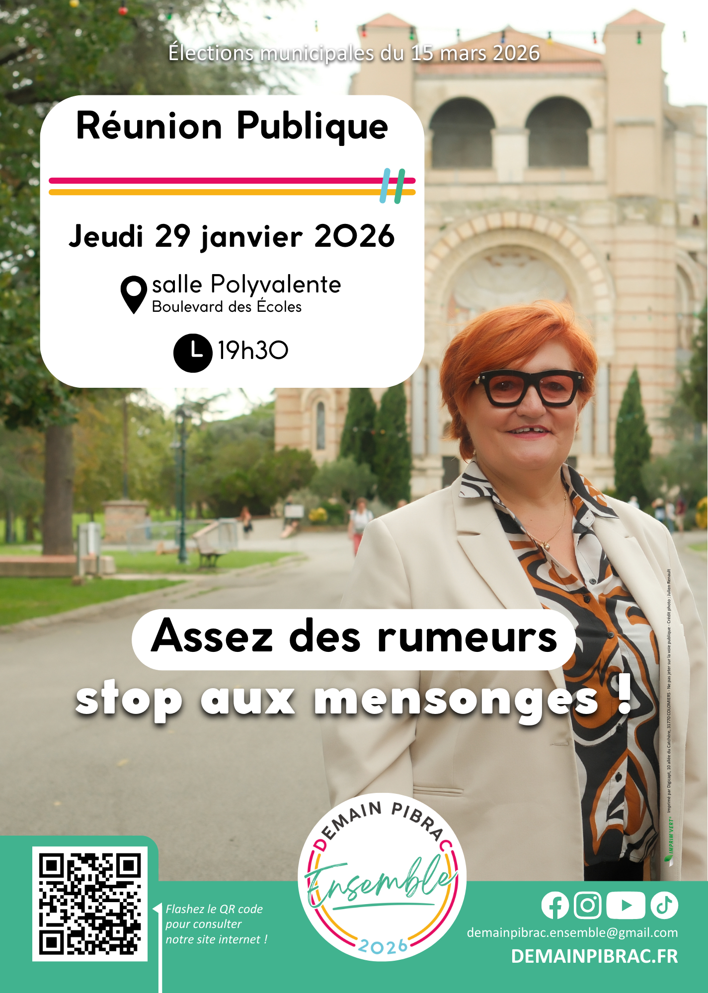 📢 2ème réunion publique - 29 janvier 2026