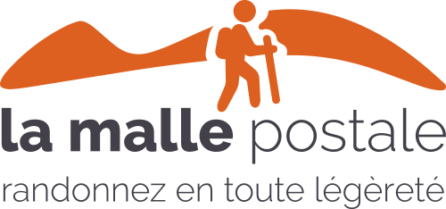 Logo de la Malle postale, votre allié pour le transport de vos bagages en randonnée à pieds ou à vélo
