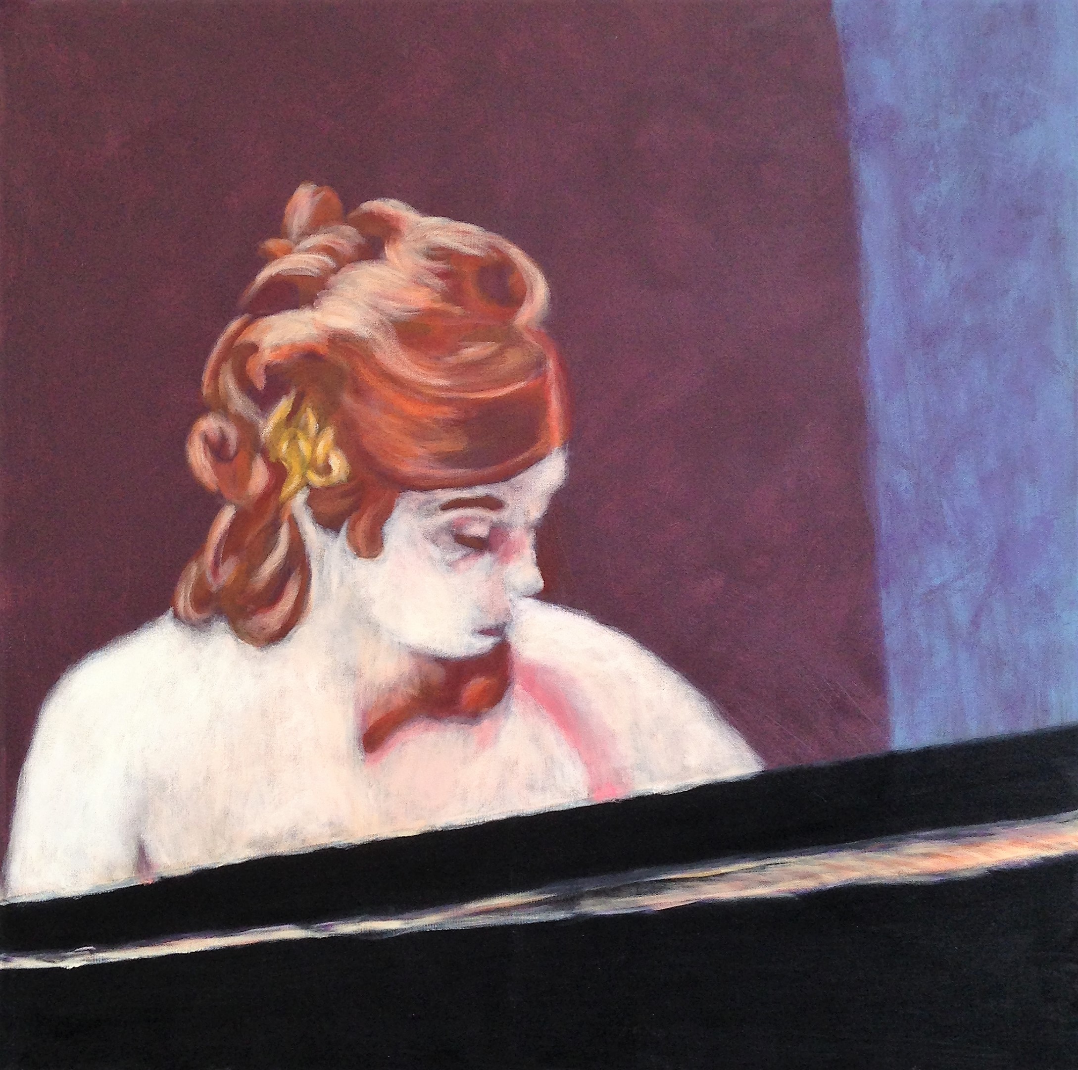 A-pianista-I acrilico-s-tela 80x80cm
