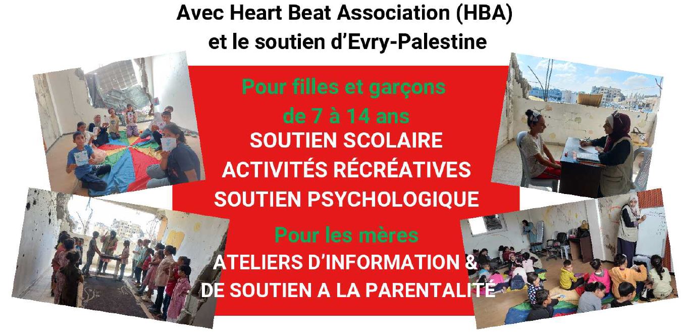 Des nouvelles de "Heart Beat Association" à Khan Younès.