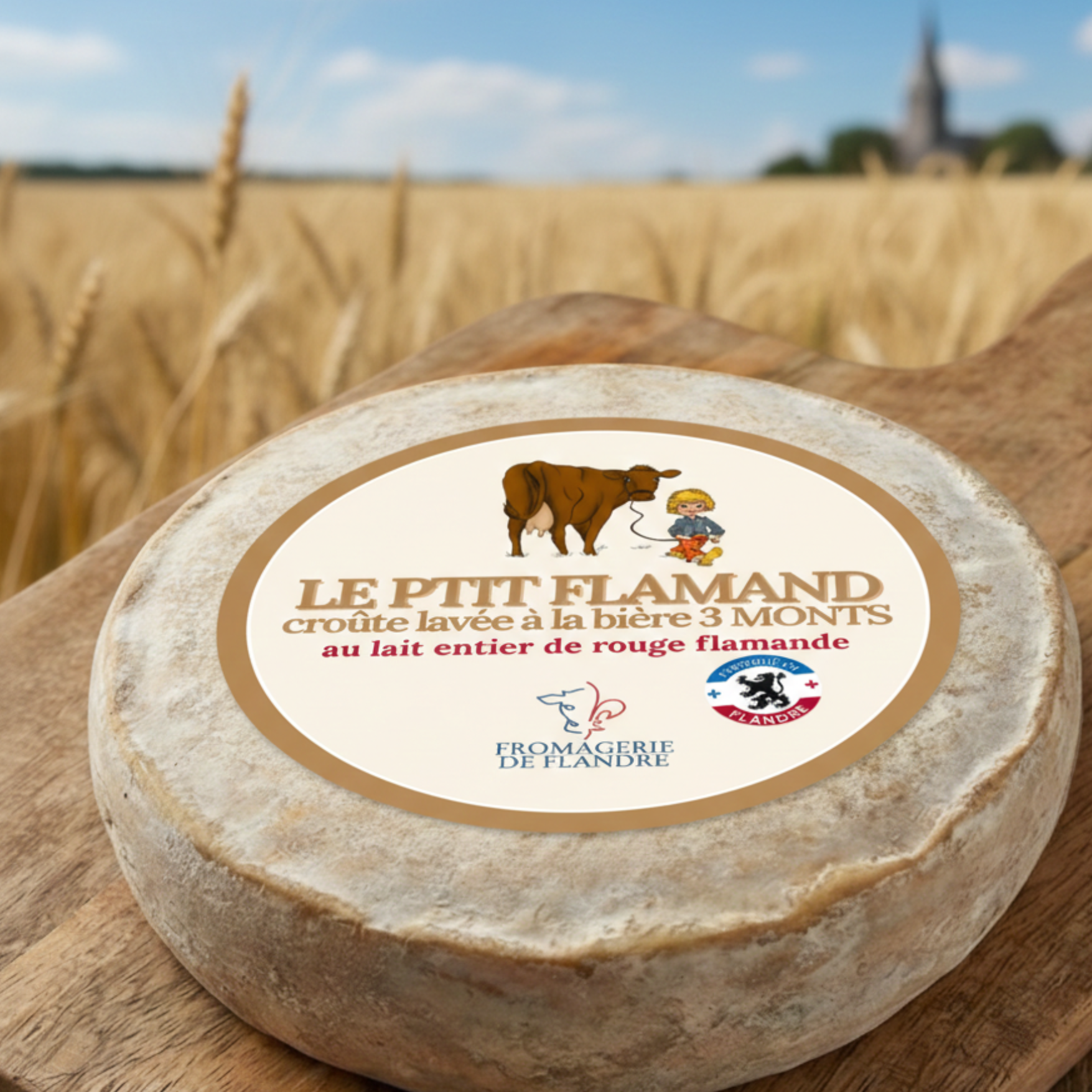 Ptit flamand tomme biere meule