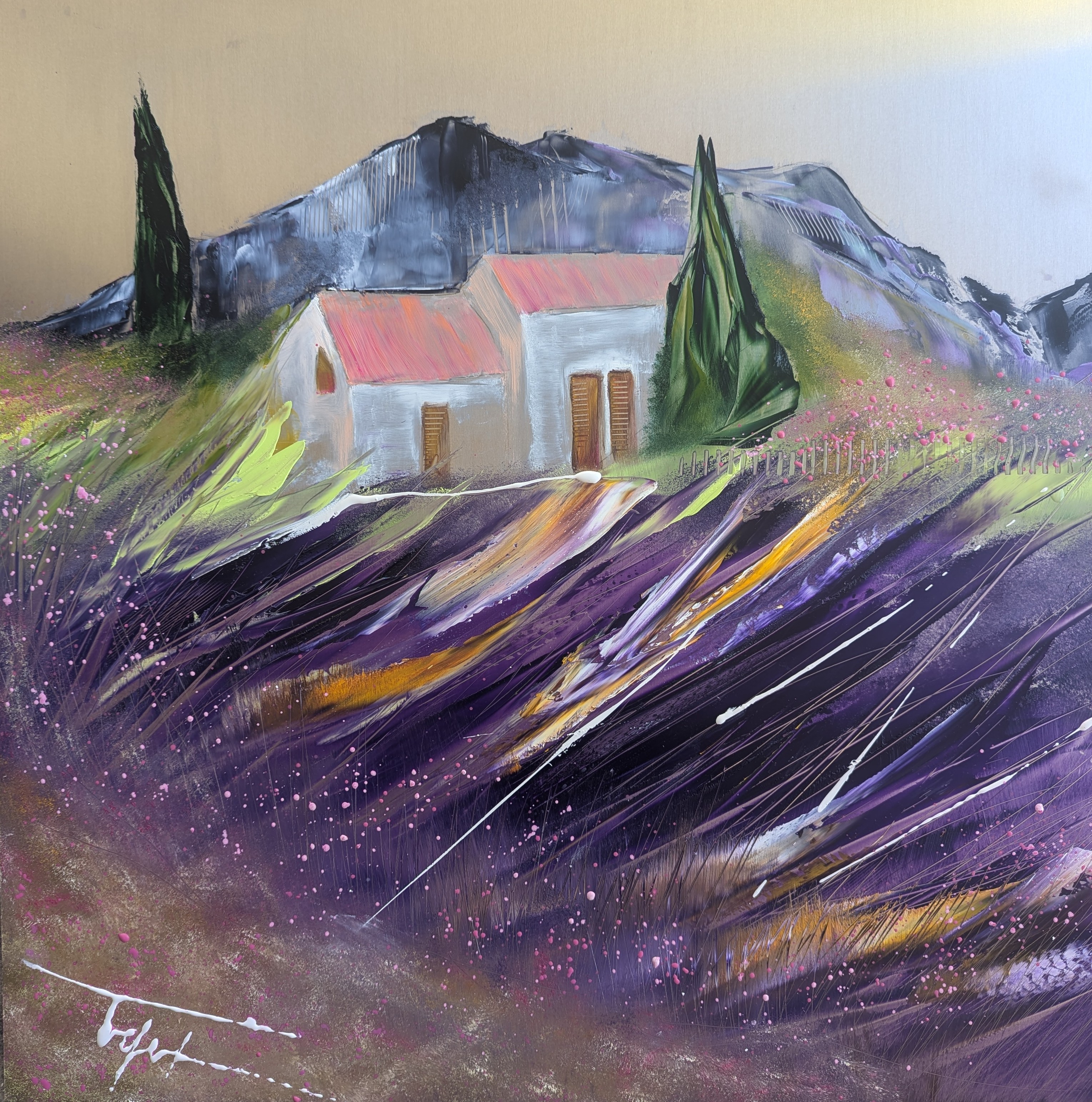 Vendu lavandin 2025 metal 60x60