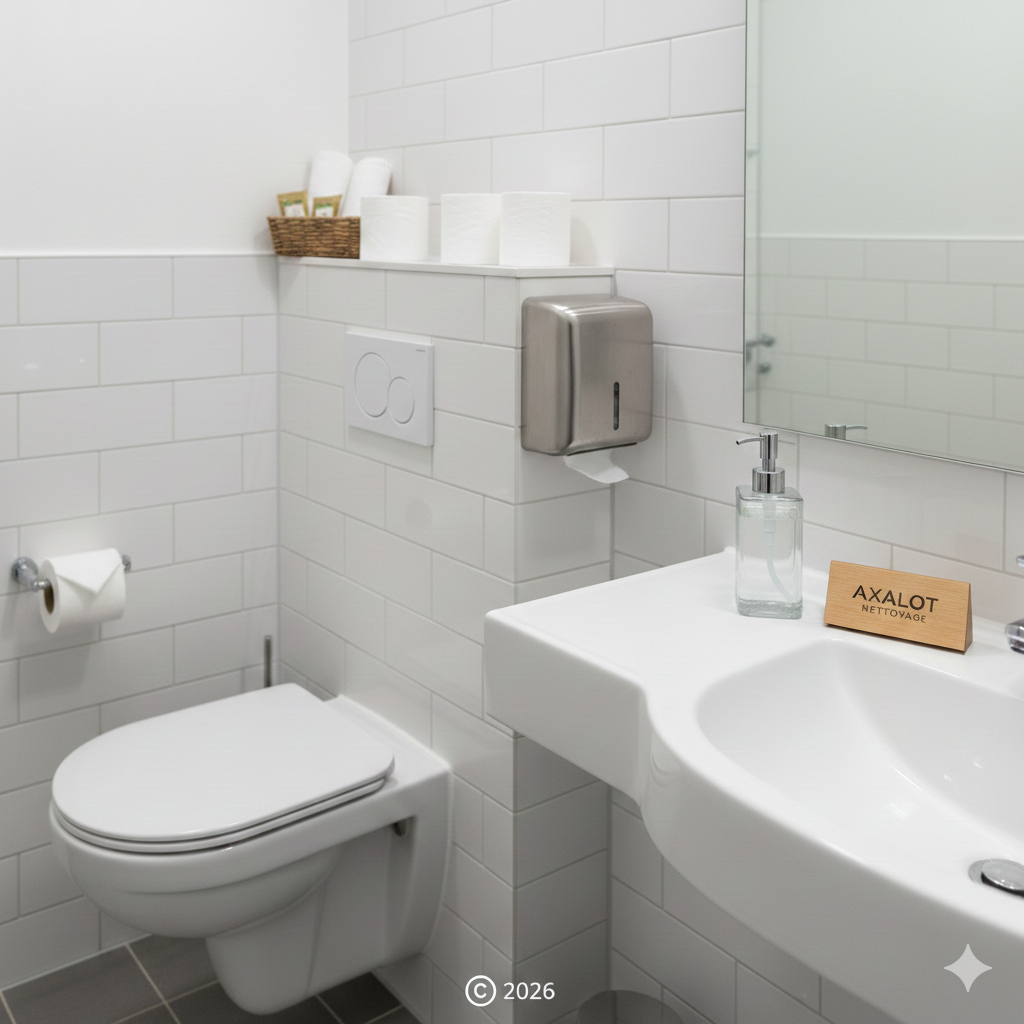 Nettoyage sanitaires médicaux par Axalot : désinfection haute fréquence et détartrage en Moselle. Hygiène parfaite et sécurité bactériologique pour vos patients.