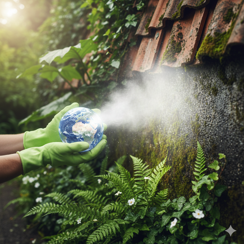 Nettoyage de toiture écologique