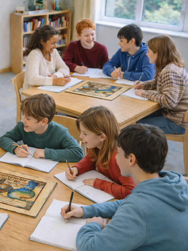 Professeur de soutien scolaire, cours, ateliers créatifs et stages à Cesson Sévigné en Ille et Vilaine, à côté de Rennes. Toutes matières primaire et collège, Français et Histoire niveau bac