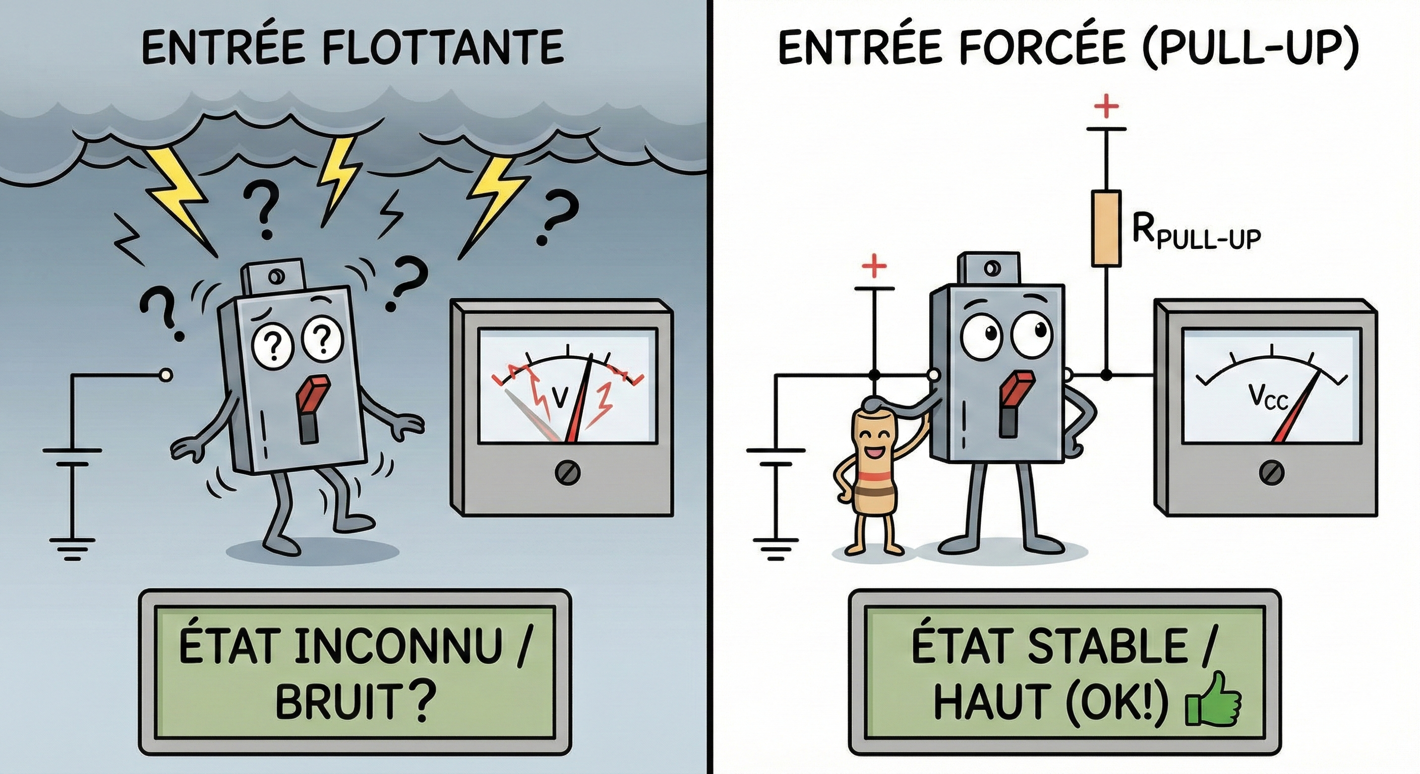 Entrée Flottante : Pourquoi votre Électronique voit des Fantômes