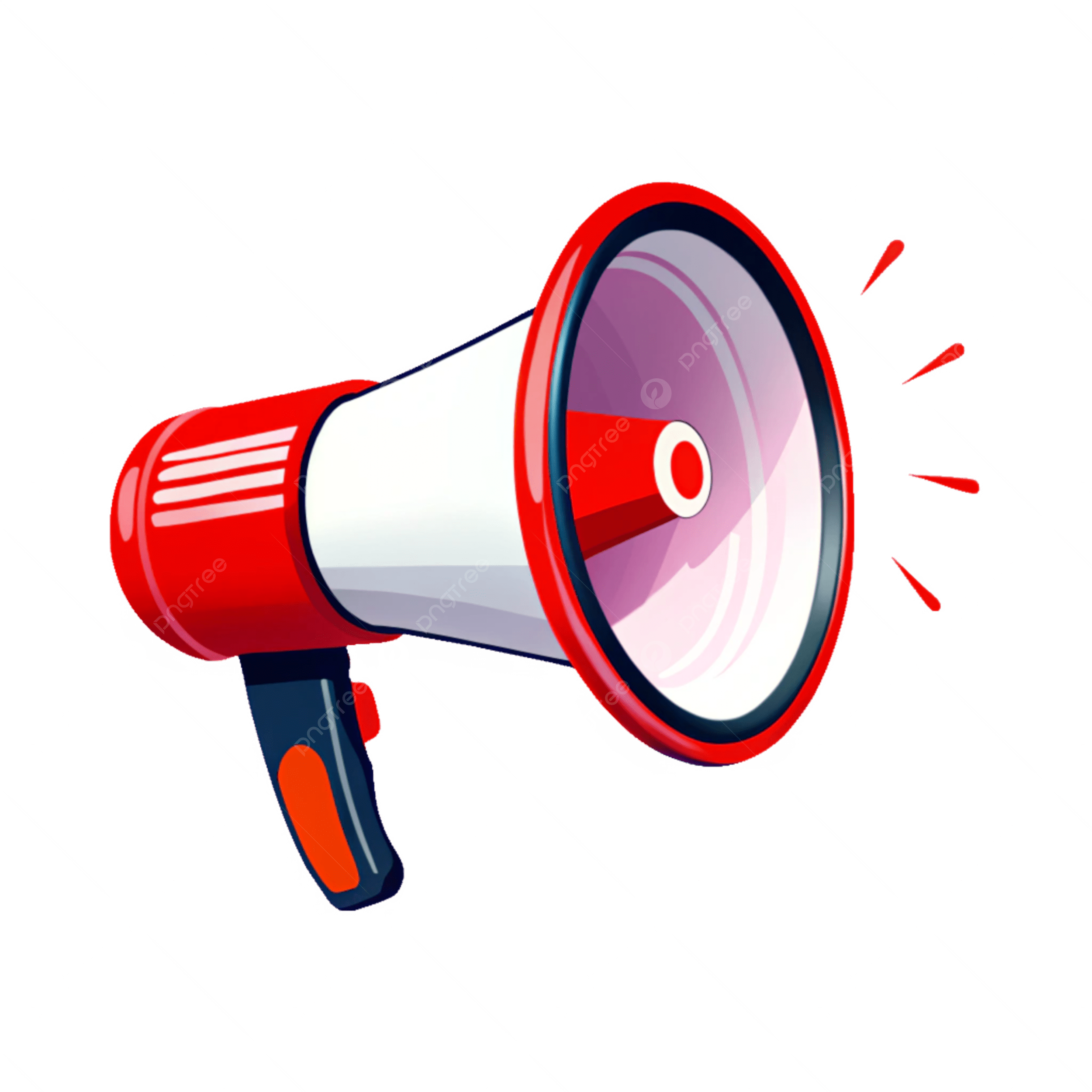 Pngtree-red-megaphone-png-image 19809223