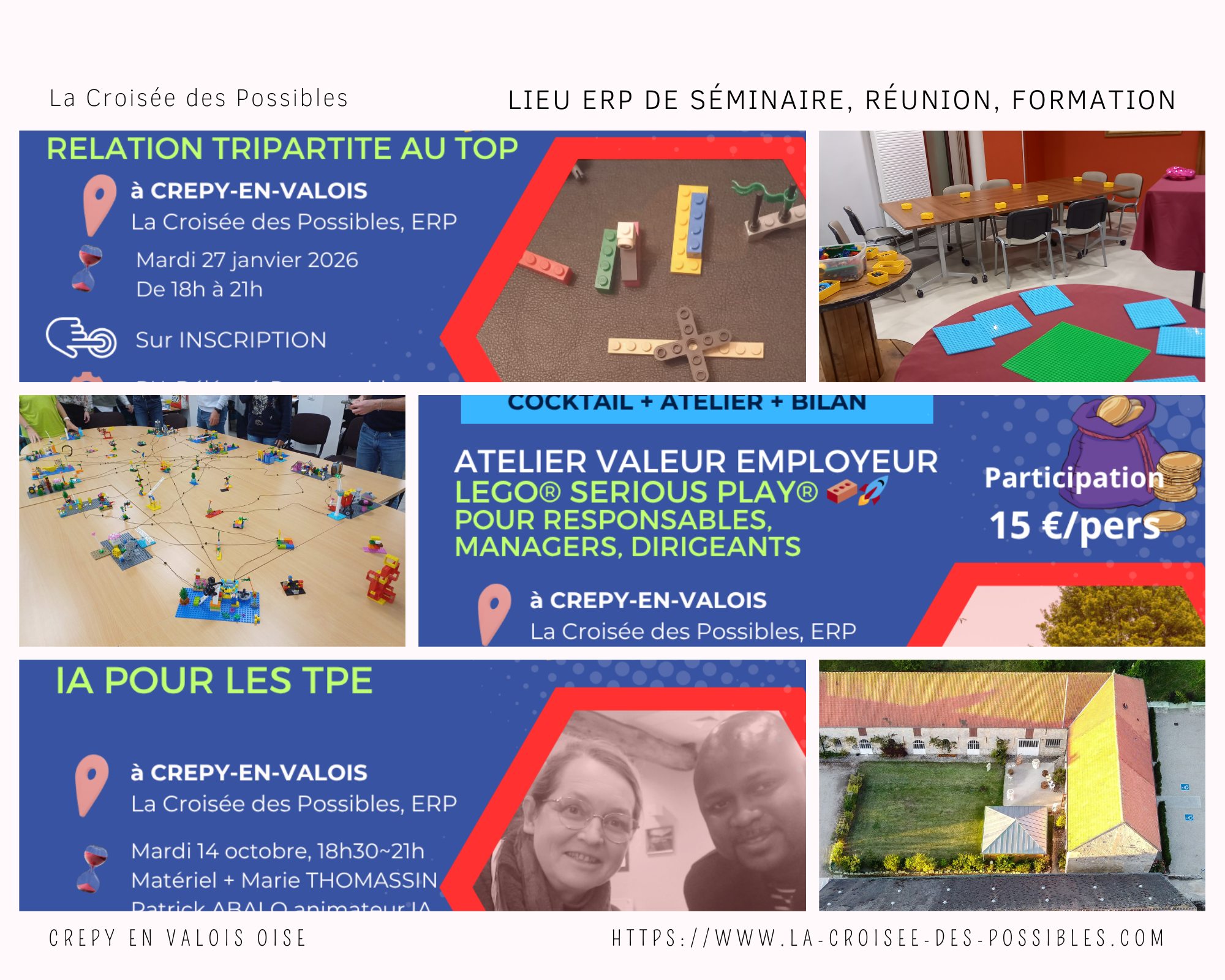 LEGO® SERIOUS PLAY® Déjà 10 ateliers wahou