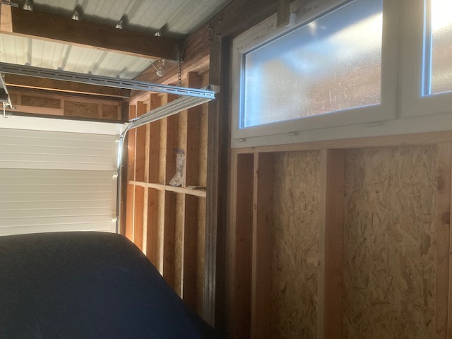 Avo renovation isolation d un garage aux ponts de ce maconnerie surbots menuiserie porte fenetre bardage 20