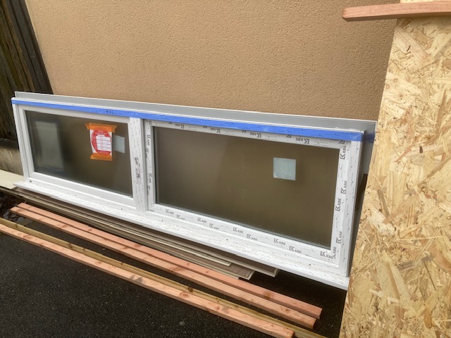 Avo renovation isolation d un garage aux ponts de ce maconnerie surbots menuiserie porte fenetre bardage 16