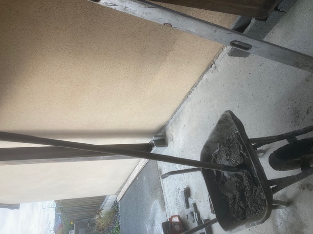 Avo renovation isolation d un garage aux ponts de ce maconnerie surbots menuiserie porte fenetre bardage 9