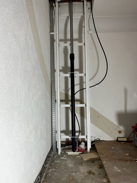 Renovation escalier tremie cloison et habillage ascenseur 18