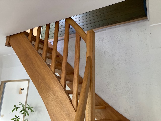 Renovation escalier tremie cloison et habillage ascenseur 2