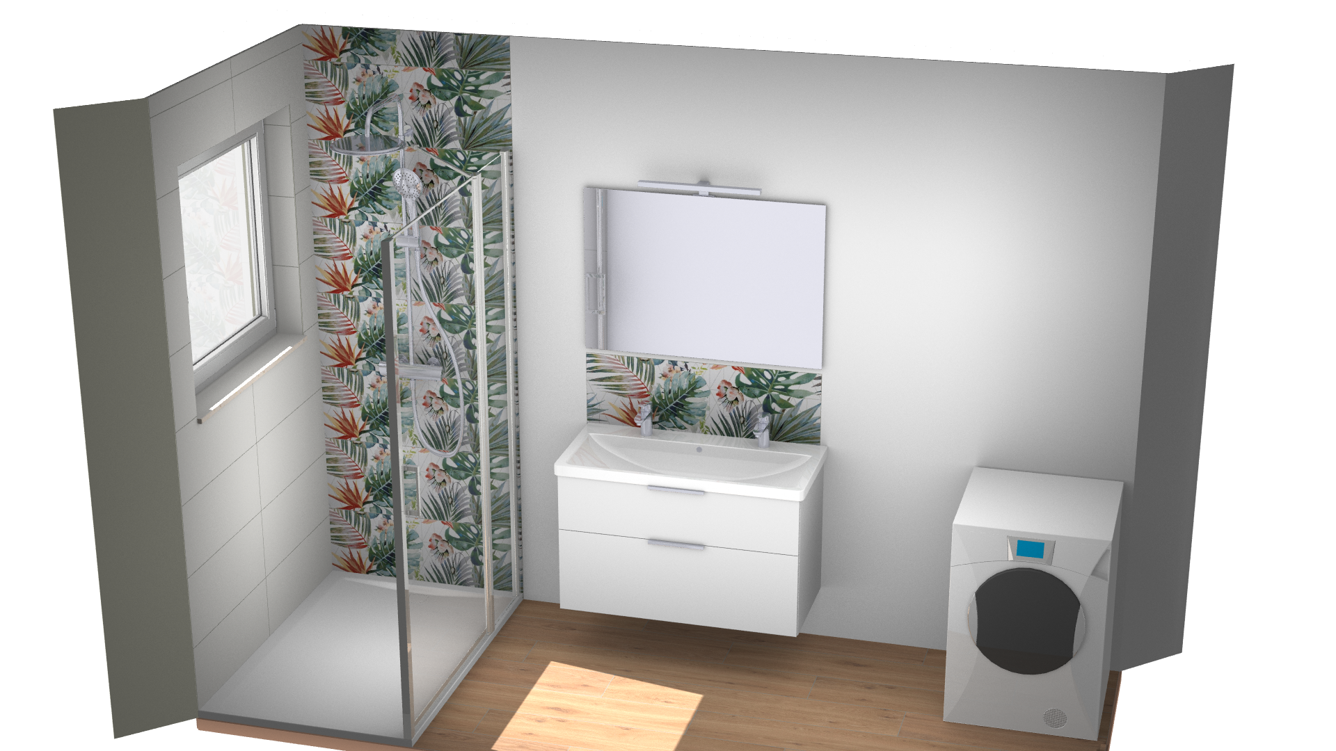 Renovation complete de salle de bain angers quartier chevrollier 18