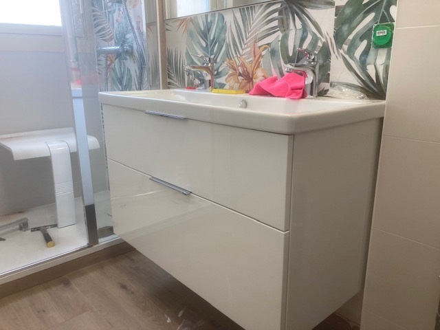 Renovation complete de salle de bain angers quartier chevrollier 11