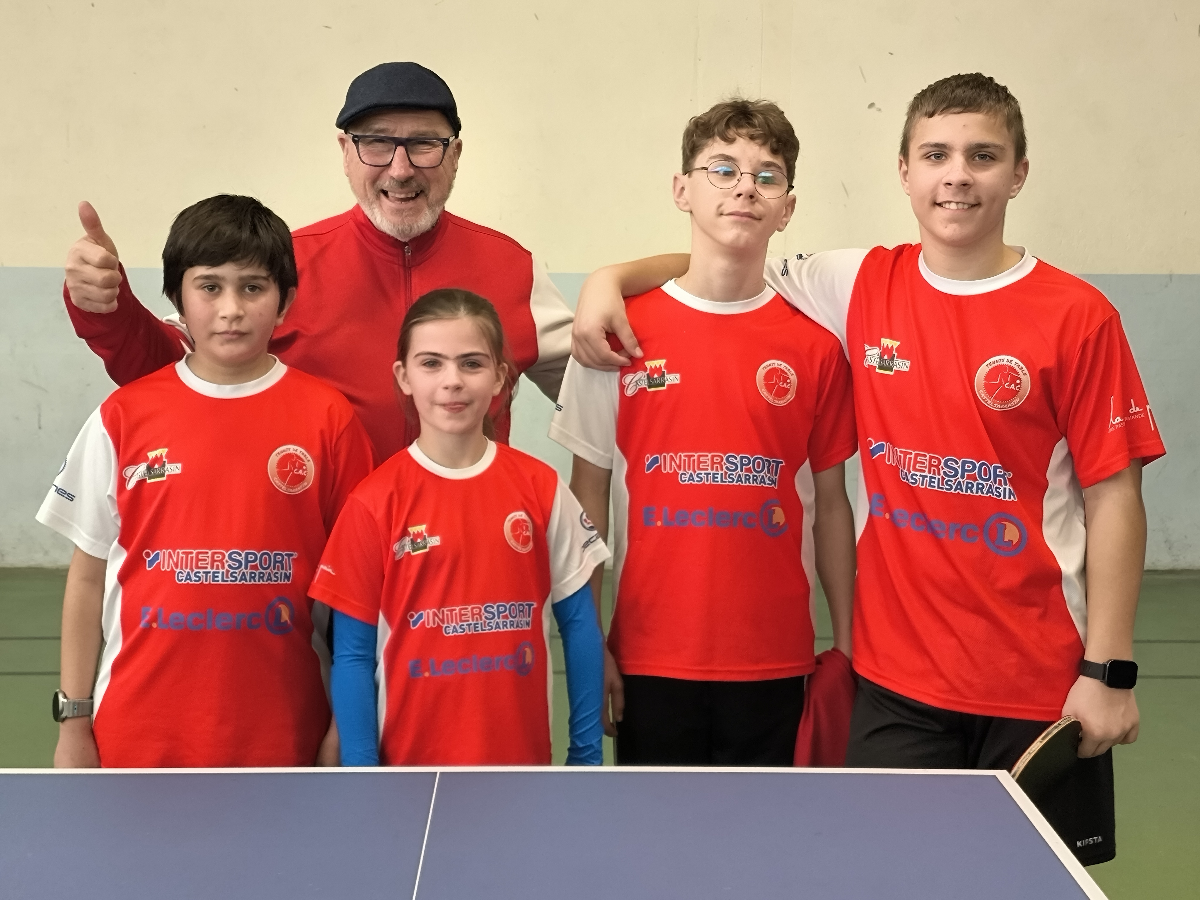 Week-end de championnat par équipe, réussit pour le CAC Tennis de table