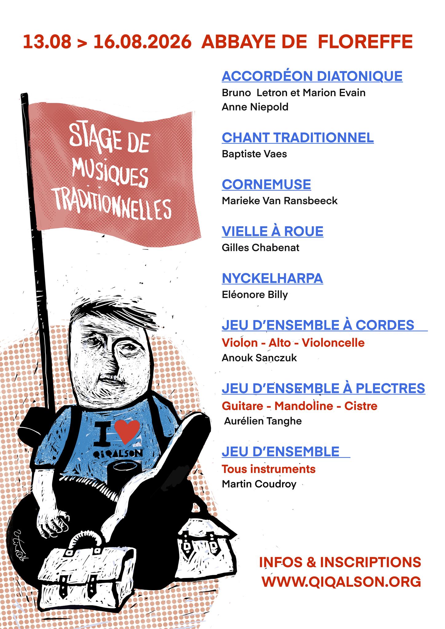 stage accordéon diatonique Floreffe Belgique Marion Evain Bruno Le Tron musique