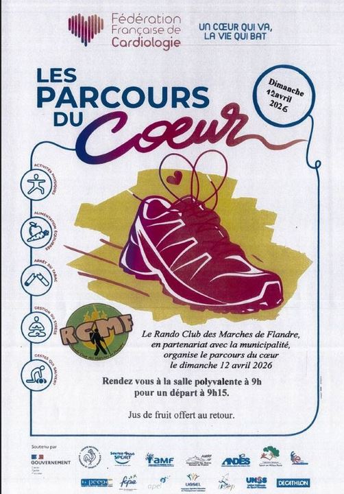 Parcours du coeur le 12 avril
