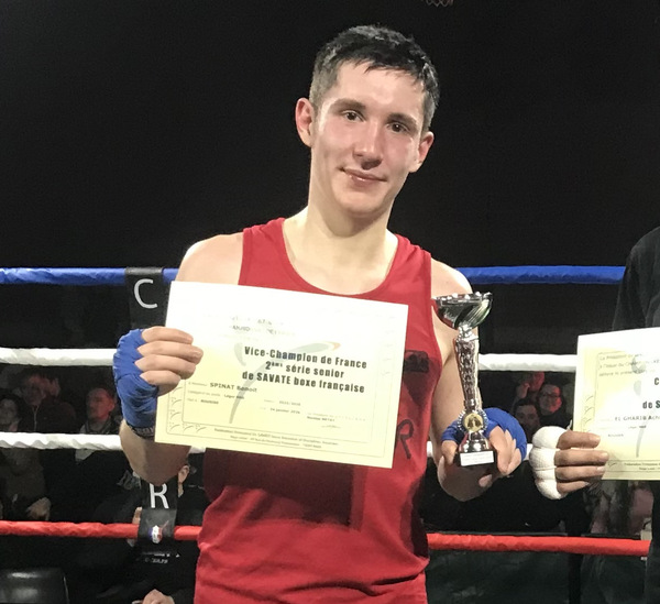 Benoit, vice-champion 2026 combat deuxième série 