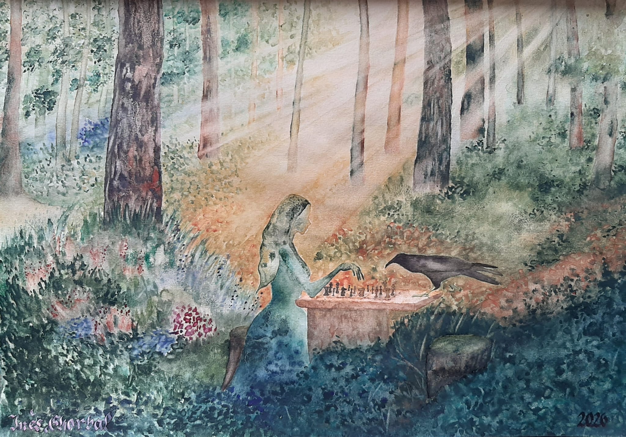 Jeu d echecs forestier