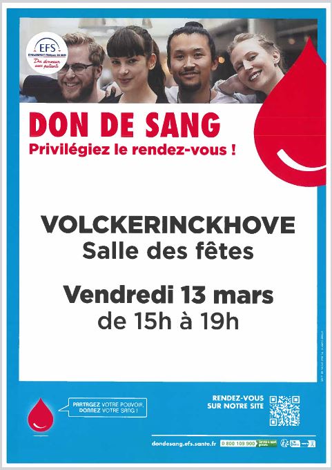 Don du sang volckerinchove