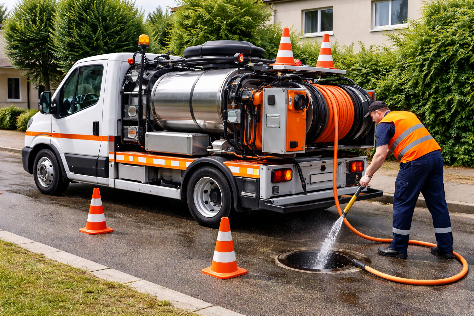 Curage et débouchage de canalisation haute pression à Strasbourg en urgence 24h/24 (89 caractères)