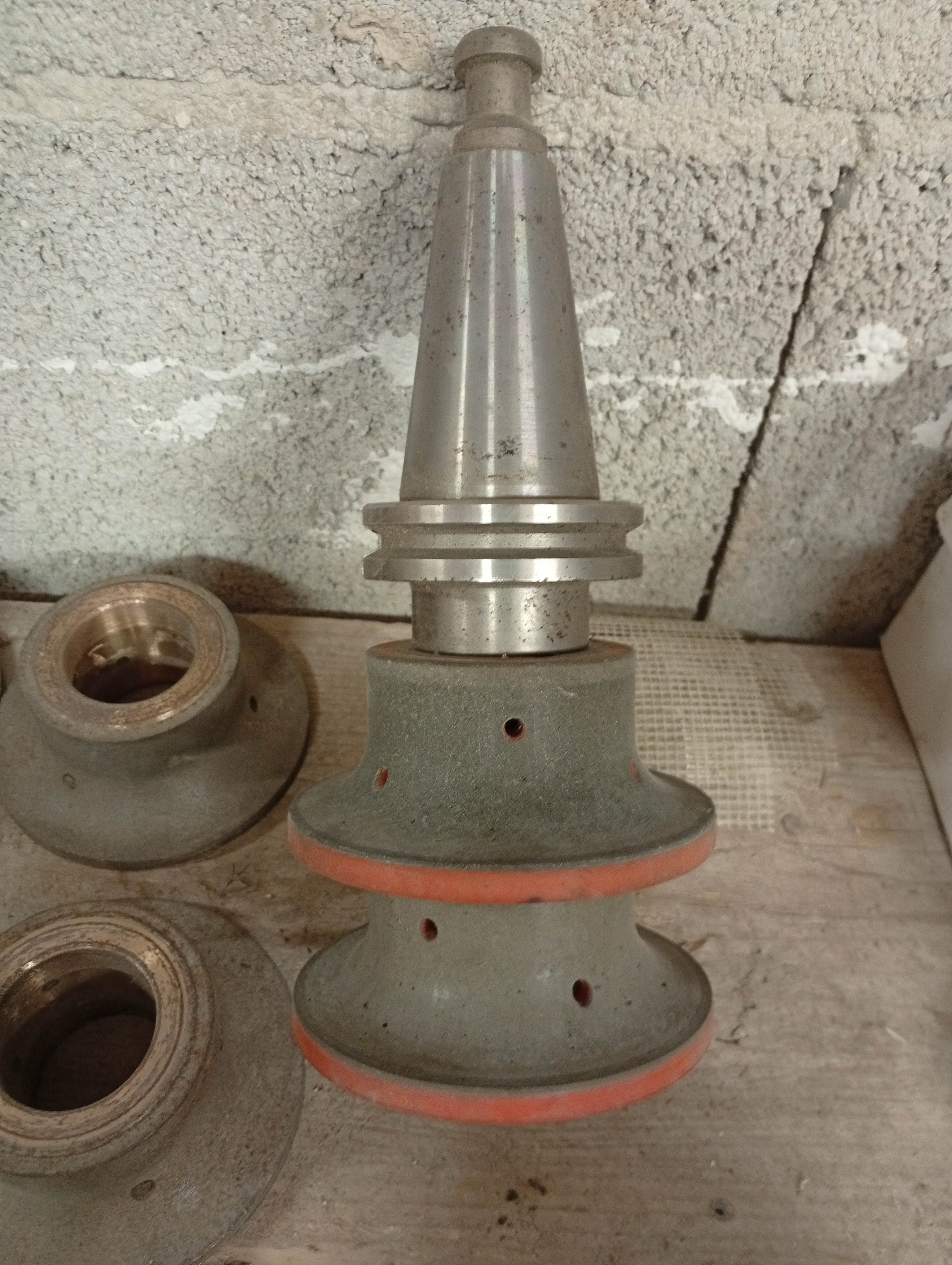 Double cone quart de rond