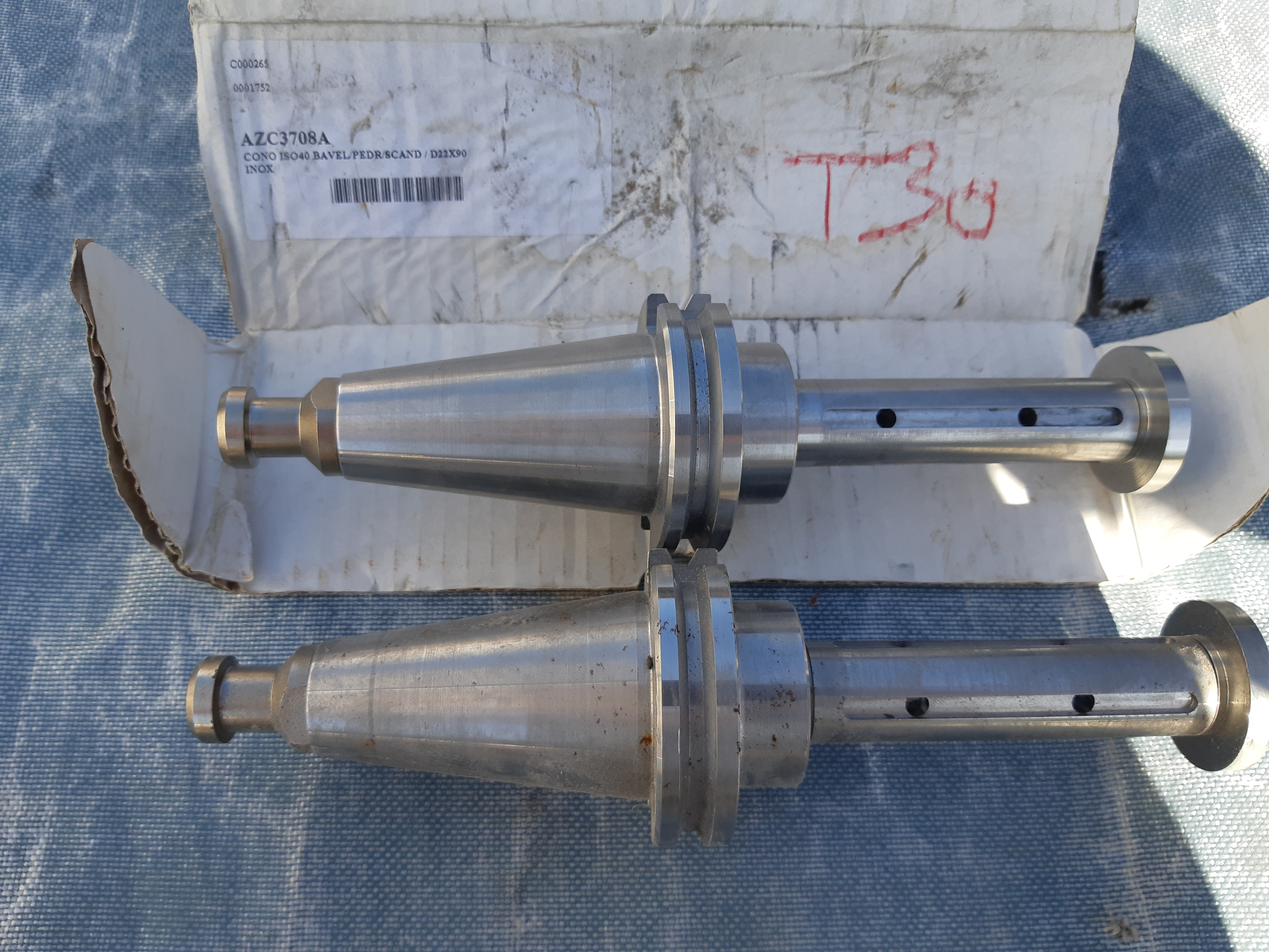 2 cones montage double outils