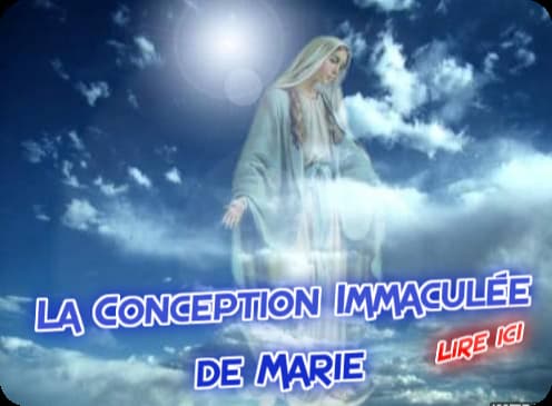 La Conception Immaculée de Marie