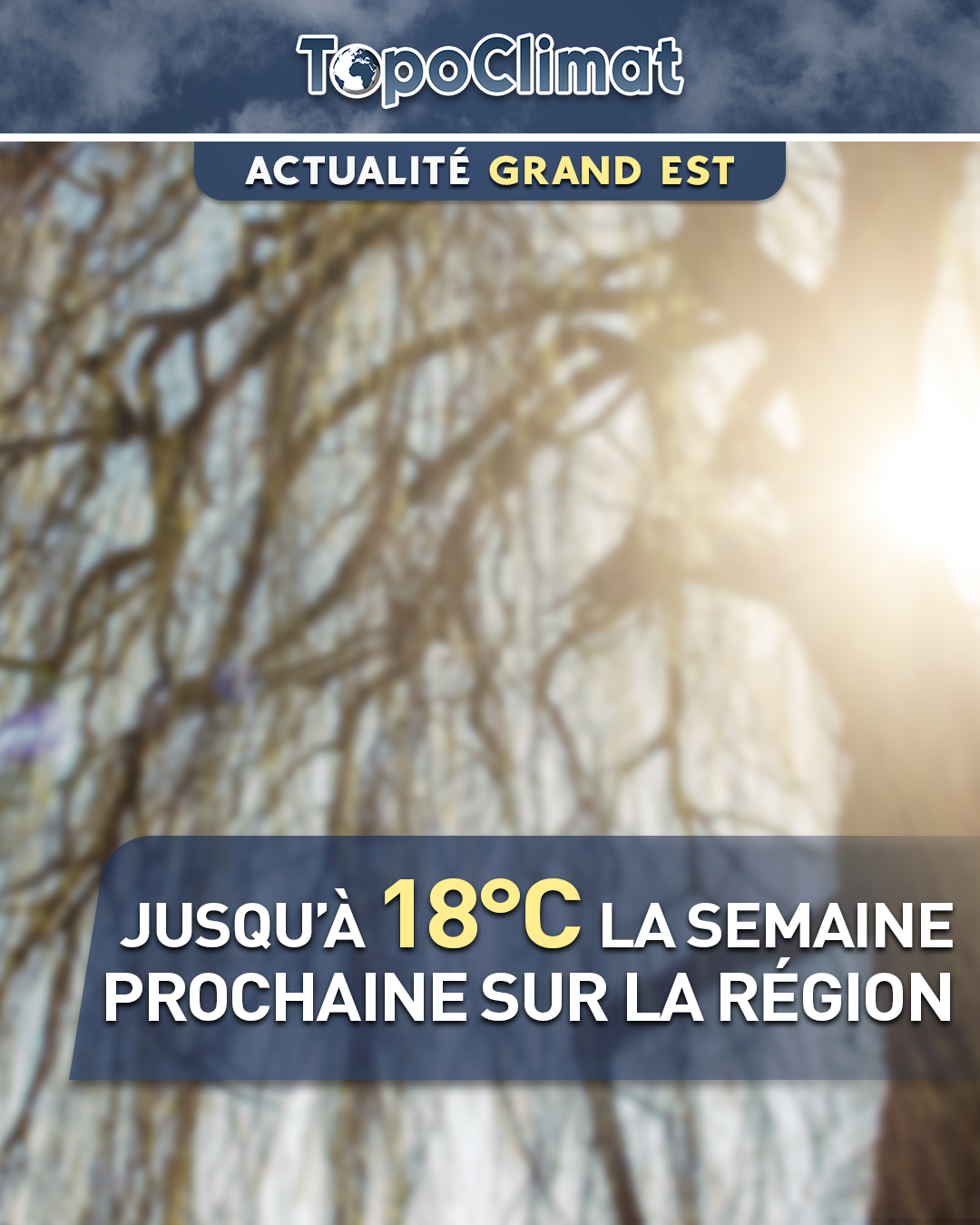 Une semaine douce en perspective dans le Grand Est.