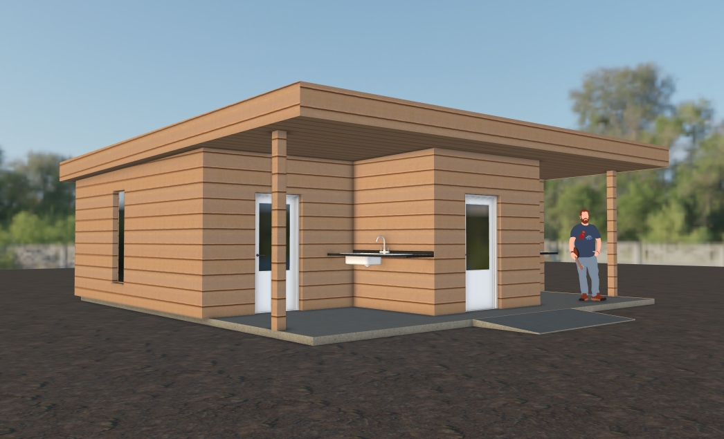 Camping trieu 3d projet scene1