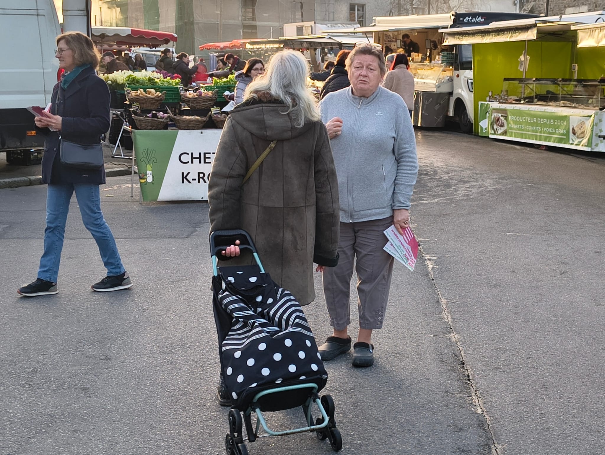 A la rencontre des pacéens par un beau soleil, enfin !