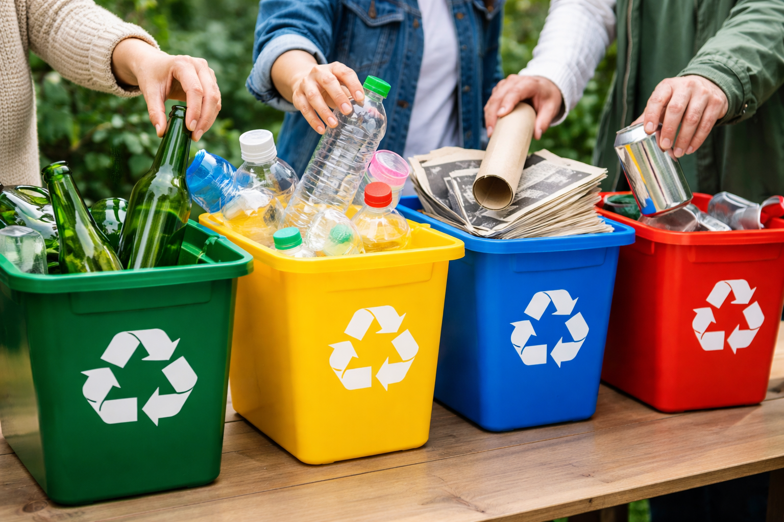 Tri des déchets ménagers pour caractérisation