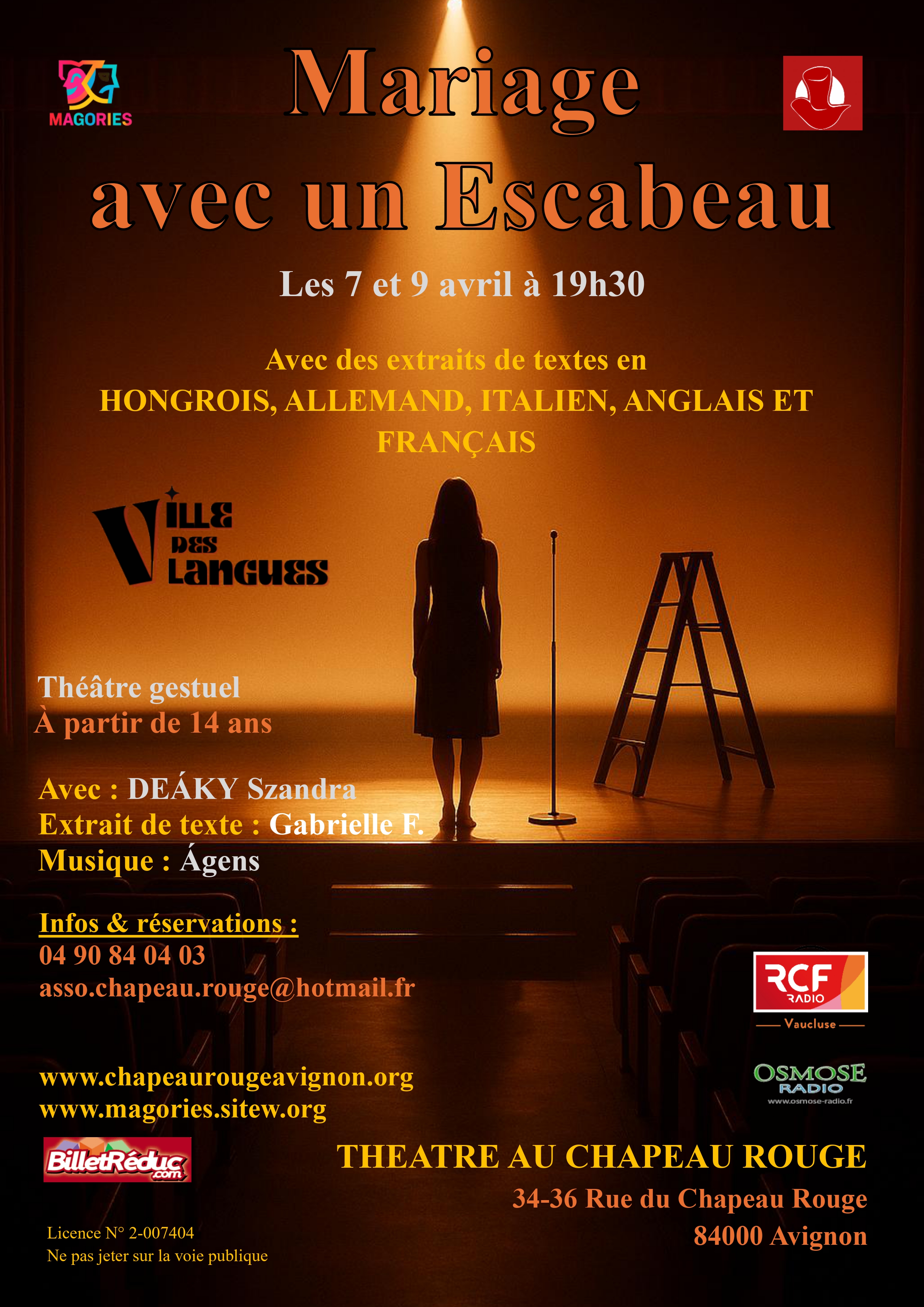 Affiche-Mariage-avec-un-Escabeau-Magories