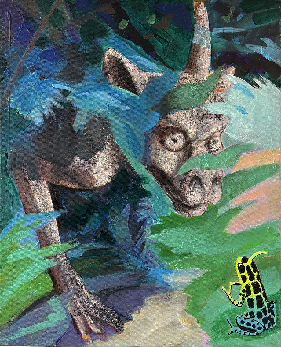 RADBAD
Acrylique  sur toile 70  x 50 cm
