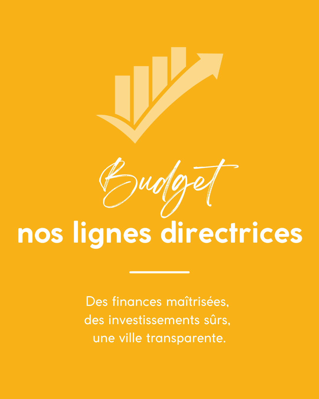 💰📊 Budget, nos lignes directrices