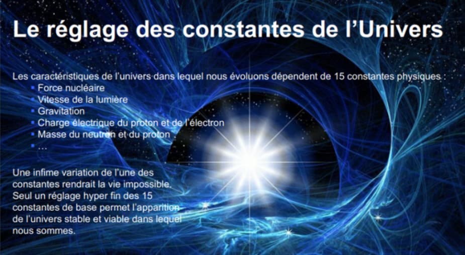 Constances de l'univers