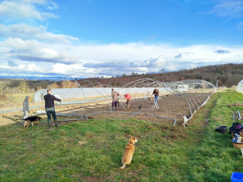 Deux chantiers chez les producteurs