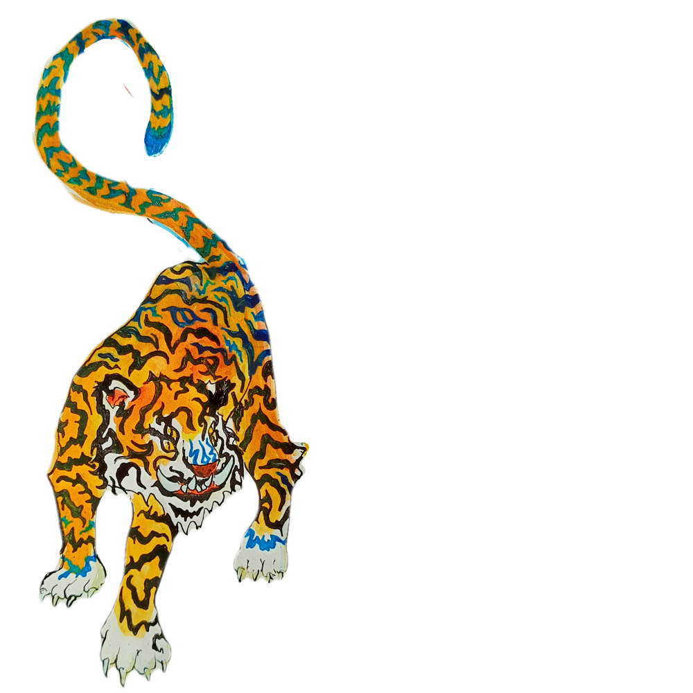 Tigre-encre