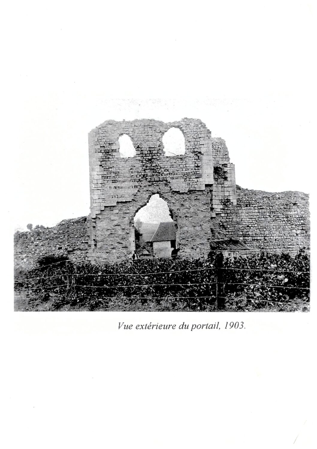 Aubelles chatelet exterieur carte postale